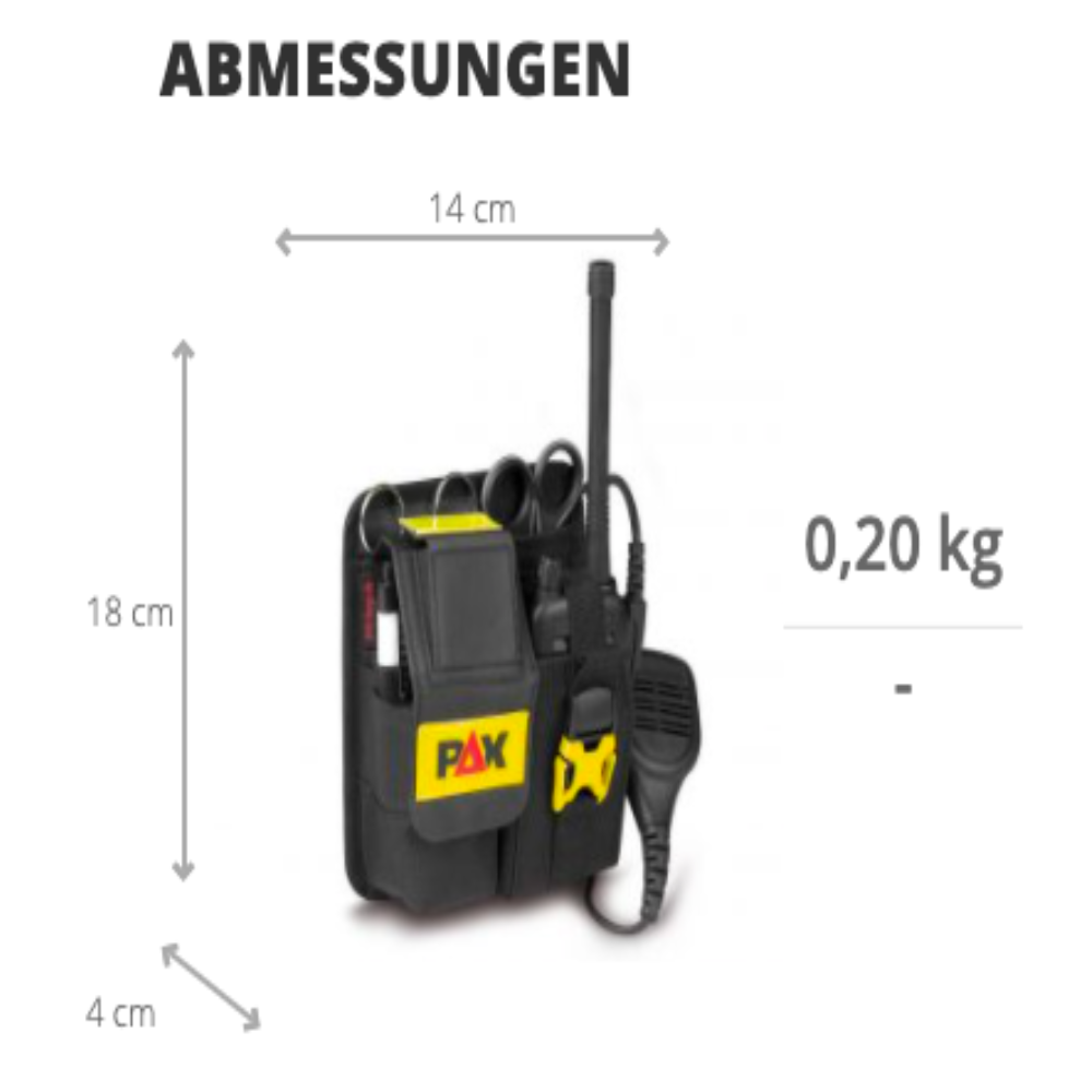 PAX Pro Funkgeräteholster L