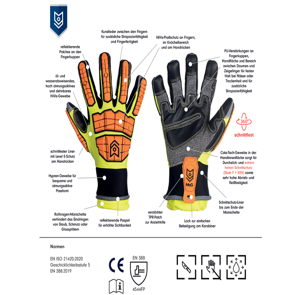 MoG Master of Gloves ResQ Schutzhandschuhe