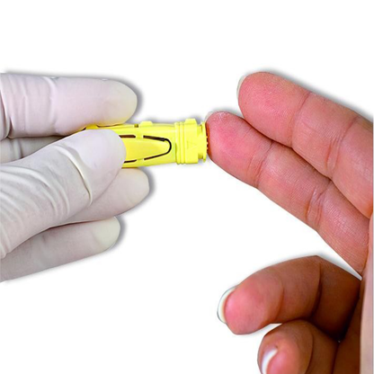 Sicherheits-Einweg-Stechlanzetten Unistik 3 Extra (100 Stück) G21