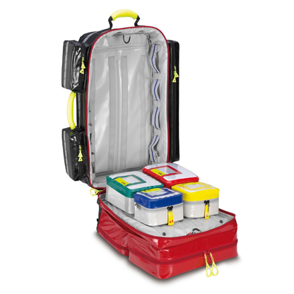 PAX Notfallrucksack Wasserkuppe L-ST-FT2 mit Seitentaschen und 2 Fronttaschen