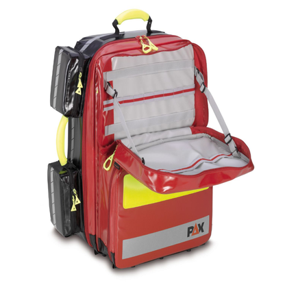 PAX Notfallrucksack Wasserkuppe L-ST-FT2 mit Seitentaschen und 2 Fronttaschen